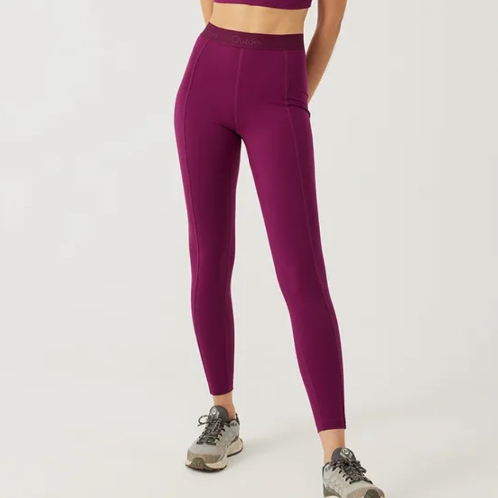 Outdoor Voices SuperForm Bloom 7/8 Legging Grape Jam XS